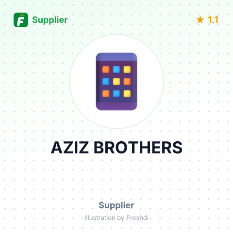 AZIZ BROTHERS – summary card, no photo uploaded yet
