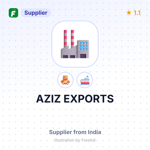 AZIZ EXPORTS – summary card, no photo uploaded yet