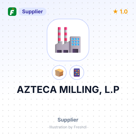 AZTECA MILLING, L.P – summary card, no photo uploaded yet