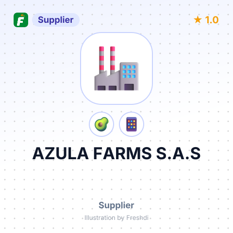 AZULA FARMS S.A.S – summary card, no photo uploaded yet