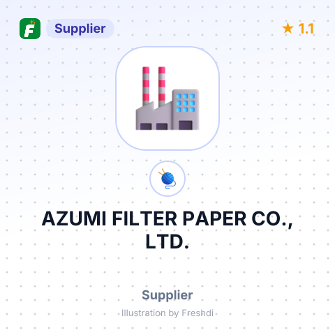 AZUMI FILTER PAPER CO., LTD. – summary card, no photo uploaded yet