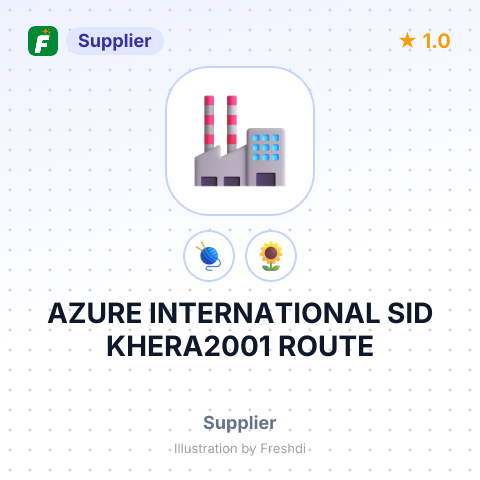 AZURE INTERNATIONAL SID KHERA2001 ROUTE – summary card, no photo uploaded yet