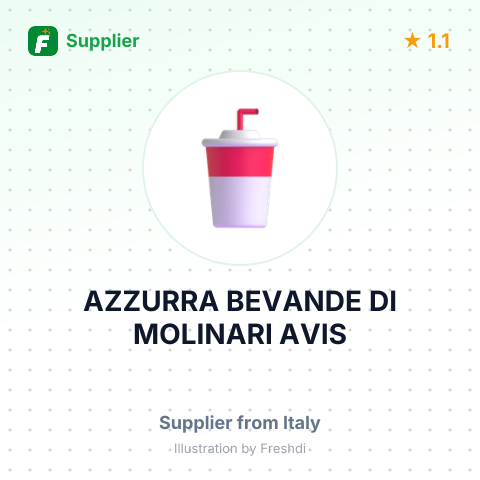 AZZURRA BEVANDE DI MOLINARI AVIS – summary card, no photo uploaded yet