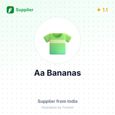 Aa Bananas  – summary card, no photo uploaded yet