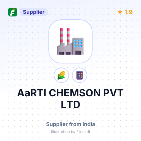 AaRTI CHEMSON PVT LTD  – summary card, no photo uploaded yet