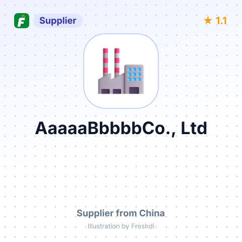 AaaaaBbbbbCo., Ltd – summary card, no photo uploaded yet
