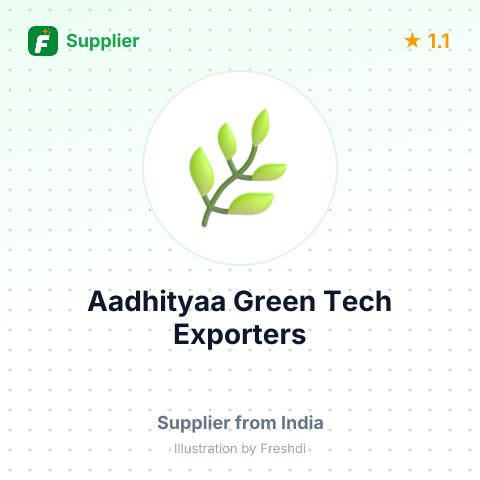 Aadhityaa Green Tech Exporters  – summary card, no photo uploaded yet