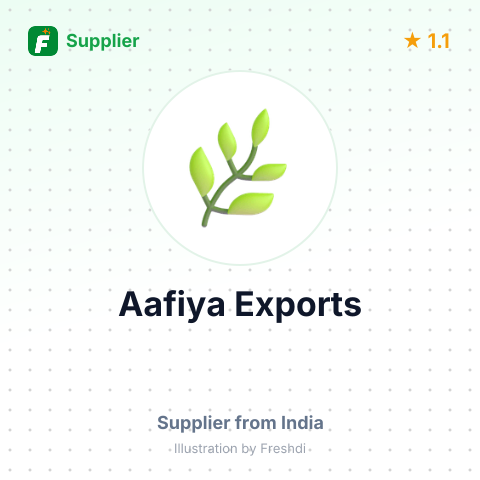 Aafiya Exports  – summary card, no photo uploaded yet