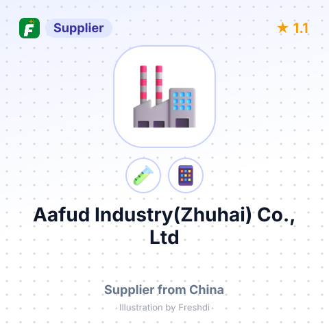 Aafud Industry(Zhuhai) Co.,  Ltd  – summary card, no photo uploaded yet