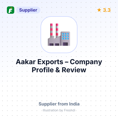 Aakar Exports – summary card, no photo uploaded yet