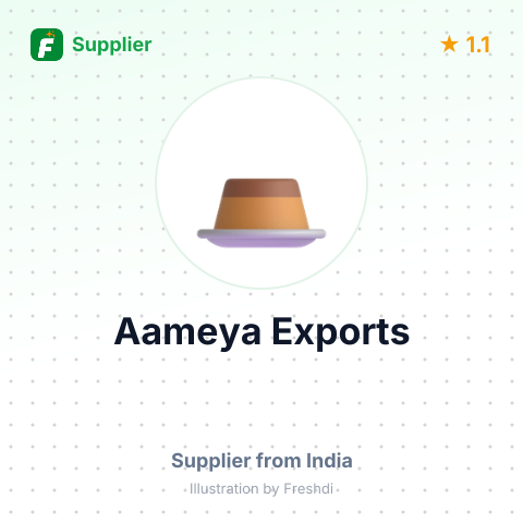 Aameya Exports – summary card, no photo uploaded yet
