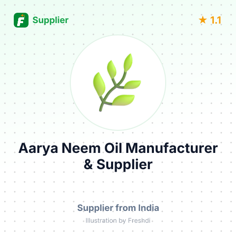 Aarya Neem Oil Manufacturer & Supplier  – summary card, no photo uploaded yet
