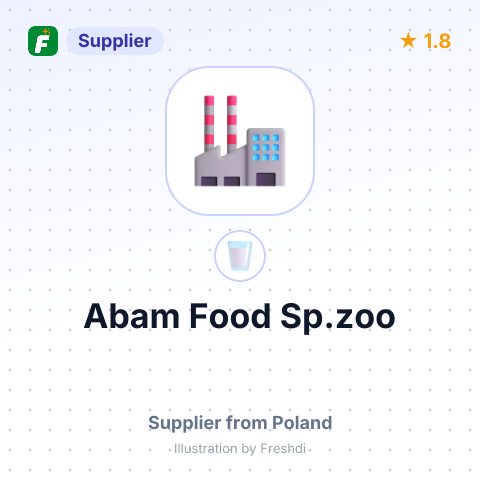 Abam Food Sp.zoo – summary card, no photo uploaded yet