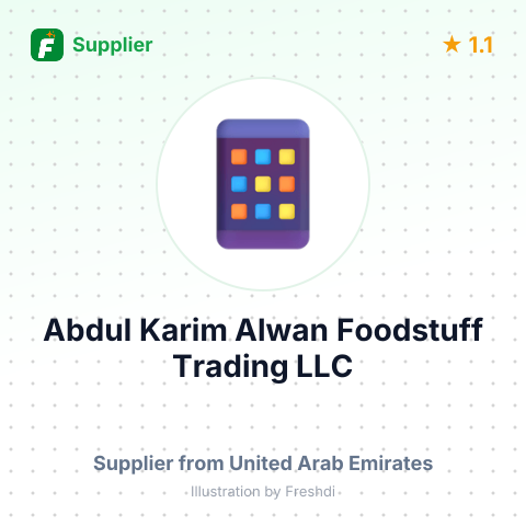 Abdul Karim Alwan Foodstuff Trading LLC  – summary card, no photo uploaded yet