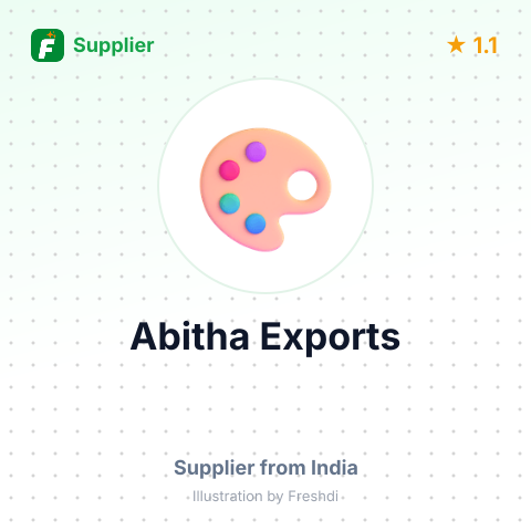 Abitha Exports  – summary card, no photo uploaded yet