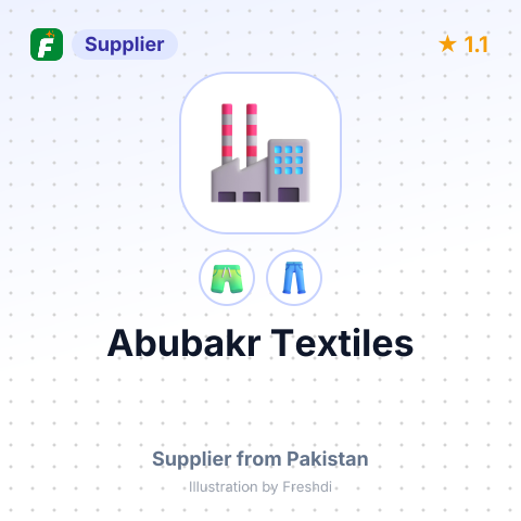 Abubakr Textiles – summary card, no photo uploaded yet