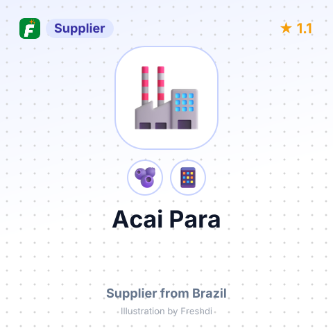 Acai Para  – summary card, no photo uploaded yet