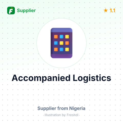 Accompanied Logistics  – summary card, no photo uploaded yet