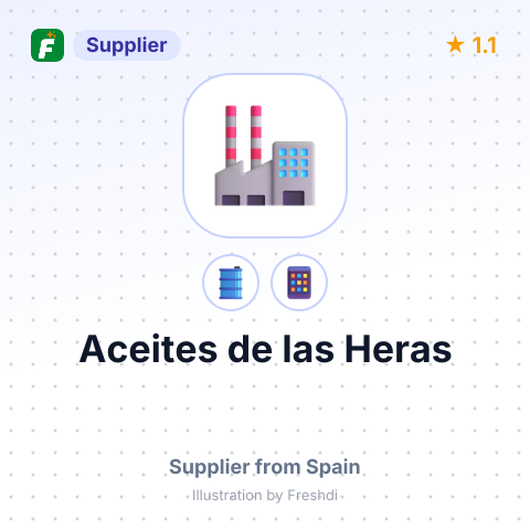 Aceites de las Heras – summary card, no photo uploaded yet