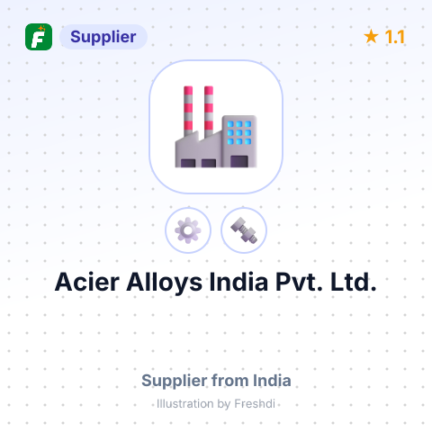 Acier Alloys India Pvt. Ltd. – summary card, no photo uploaded yet