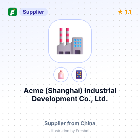 Acme (Shanghai) Industrial Development Co., Ltd. – summary card, no photo uploaded yet