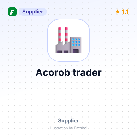 Acorob trader – summary card, no photo uploaded yet