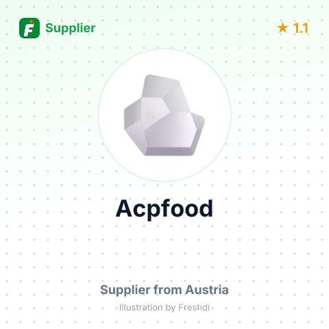 Acpfood  – summary card, no photo uploaded yet