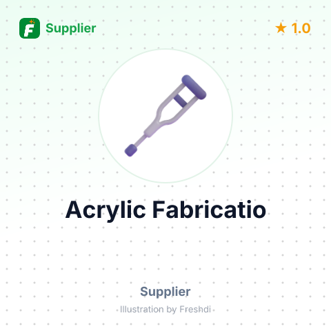 Acrylic Fabricatio – summary card, no photo uploaded yet