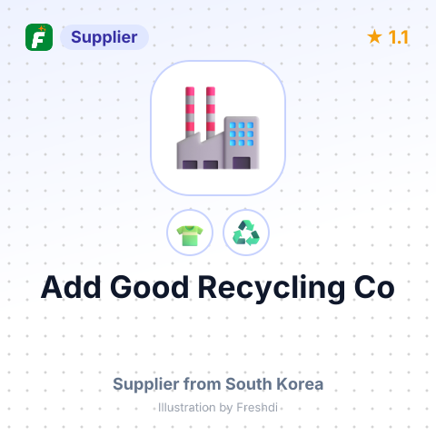 Add Good Recycling Co – summary card, no photo uploaded yet