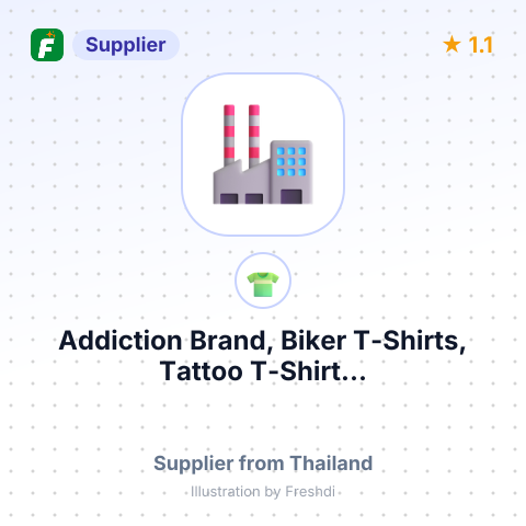 Addiction Brand, Biker T-Shirts, Tattoo T-Shirt... – summary card, no photo uploaded yet