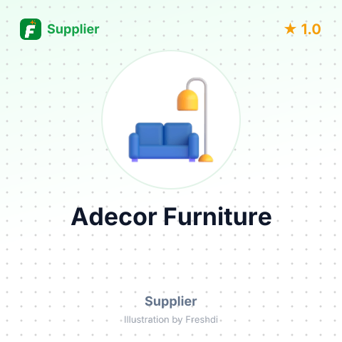 Adecor Furniture – summary card, no photo uploaded yet