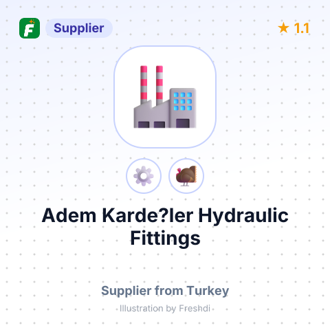 Adem Karde?ler Hydraulic Fittings – summary card, no photo uploaded yet