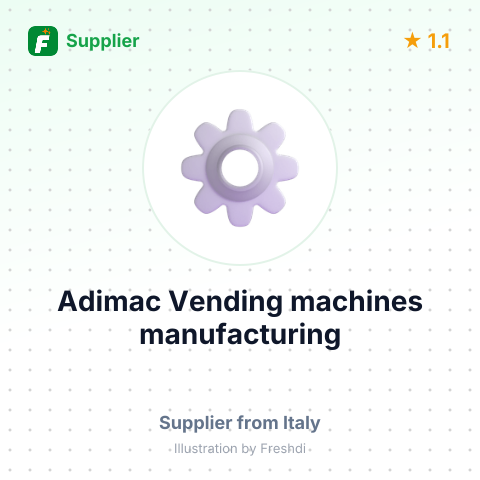 Adimac Vending machines manufacturing – summary card, no photo uploaded yet