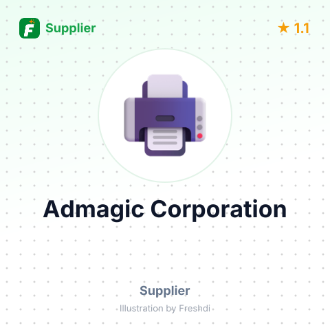 Admagic Corporation – summary card, no photo uploaded yet
