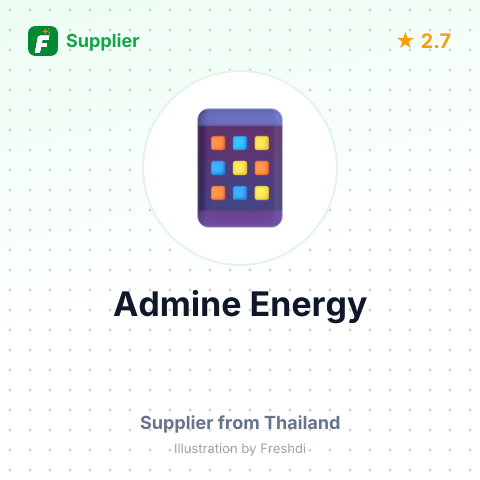 Admine Energy – summary card, no photo uploaded yet
