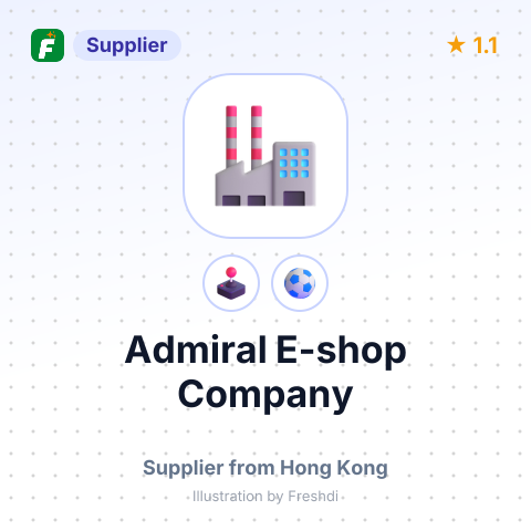 Admiral E-shop Company – summary card, no photo uploaded yet