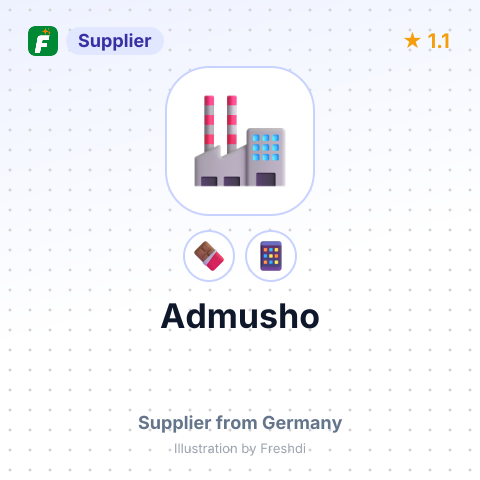 Admusho  – summary card, no photo uploaded yet