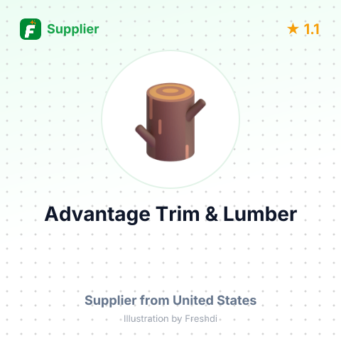 Advantage Trim & Lumber – summary card, no photo uploaded yet