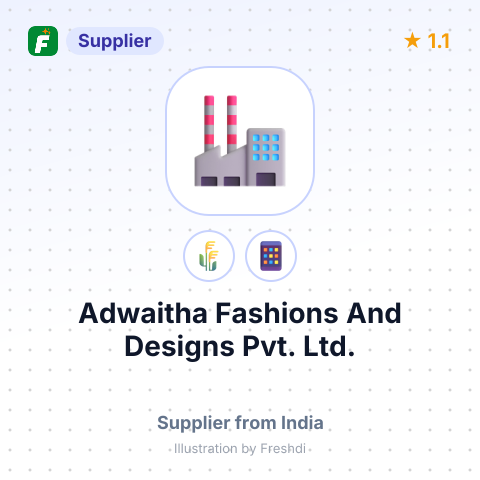 Adwaitha Fashions And Designs Pvt. Ltd.  – summary card, no photo uploaded yet