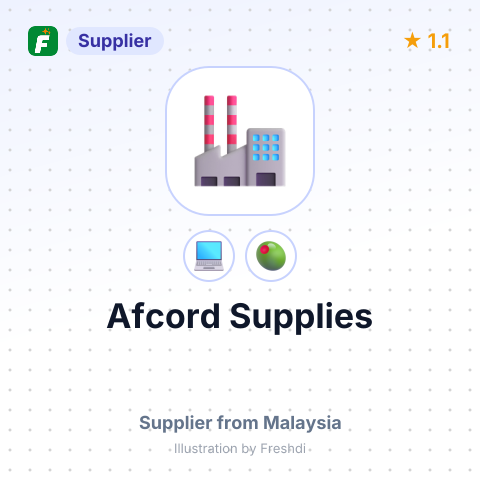 Afcord Supplies – summary card, no photo uploaded yet
