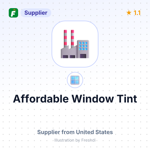 Affordable Window Tint – summary card, no photo uploaded yet