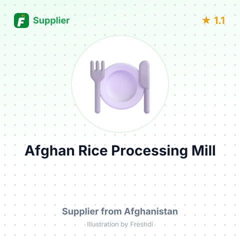 Afghan Rice Processing Mill – summary card, no photo uploaded yet