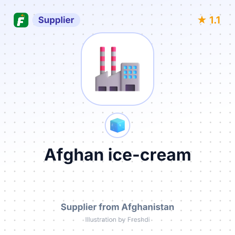 Afghan ice-cream – summary card, no photo uploaded yet