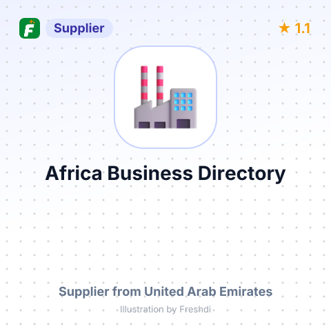 Africa Business Directory – summary card, no photo uploaded yet