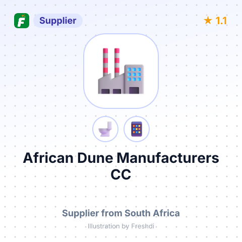 African Dune Manufacturers CC – summary card, no photo uploaded yet