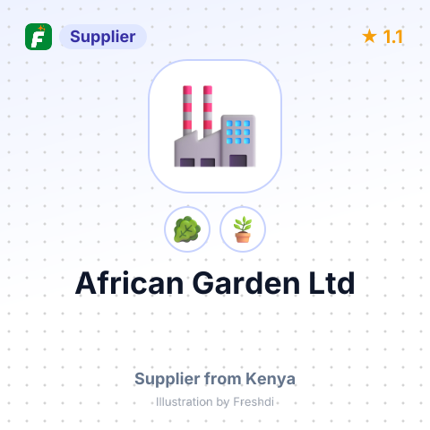 African Garden Ltd – summary card, no photo uploaded yet