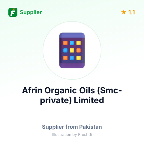 Afrin Organic Oils (Smc-private) Limited  – summary card, no photo uploaded yet