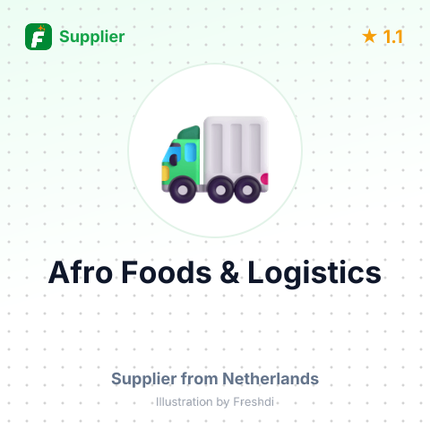 Afro Foods & Logistics  – summary card, no photo uploaded yet