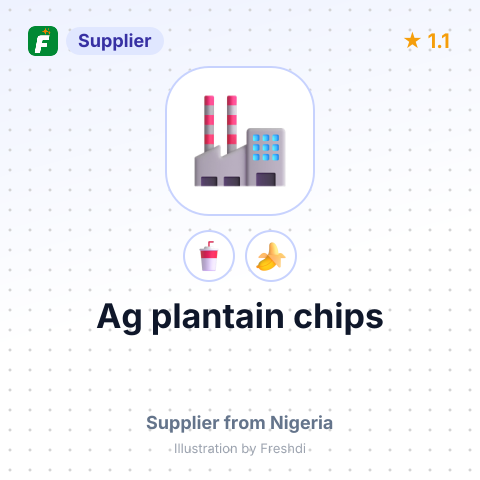 Ag plantain chips  – summary card, no photo uploaded yet