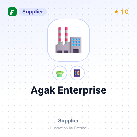 Agak Enterprise – summary card, no photo uploaded yet